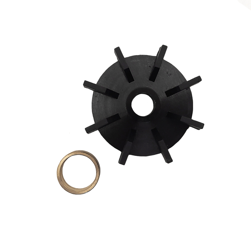 Plastic impeller for edge banding machines